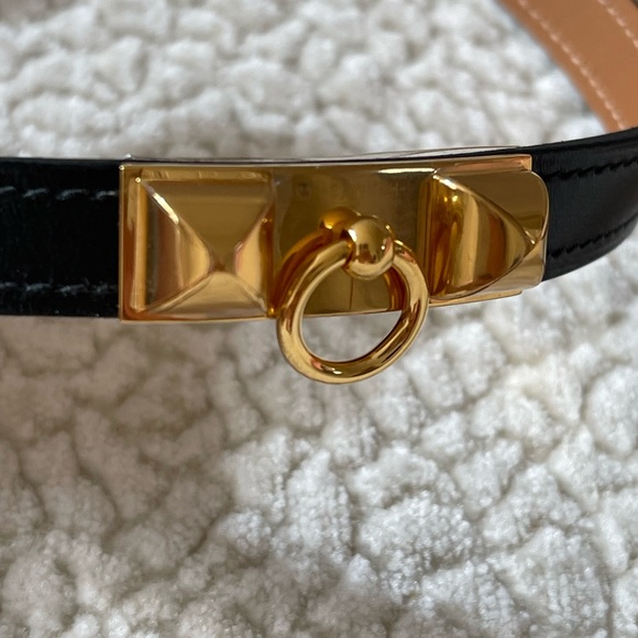 Hermes Rivale Double Tour leather bracelet - Picture 5 of 10